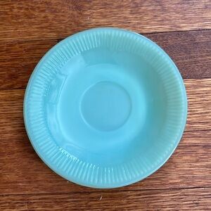 Fire king Jadite single saucer